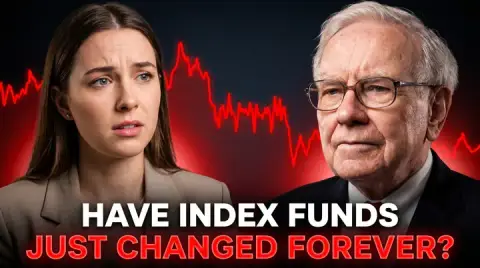 AI-generated finance thumbnail about index funds, made with Thumbo