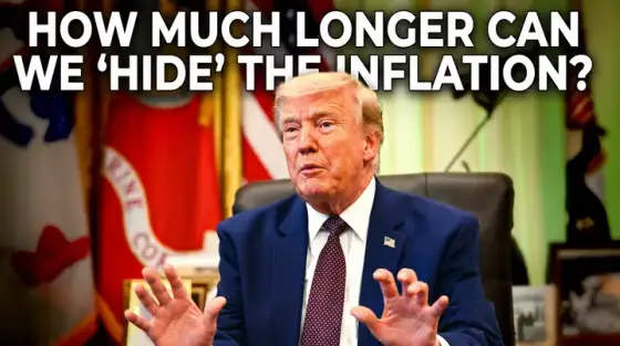 AI-generated finance thumbnail about inflation, made with Thumbo