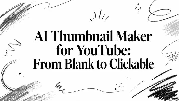 AI Thumbnail Maker for YouTube: From Blank to Clickable