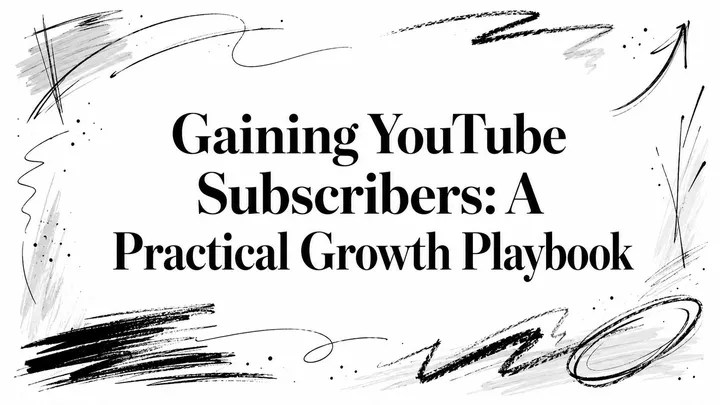 Gaining YouTube Subscribers: A Practical Growth Playbook