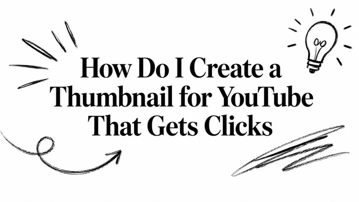 How Do I Create a Thumbnail for YouTube That Gets Clicks