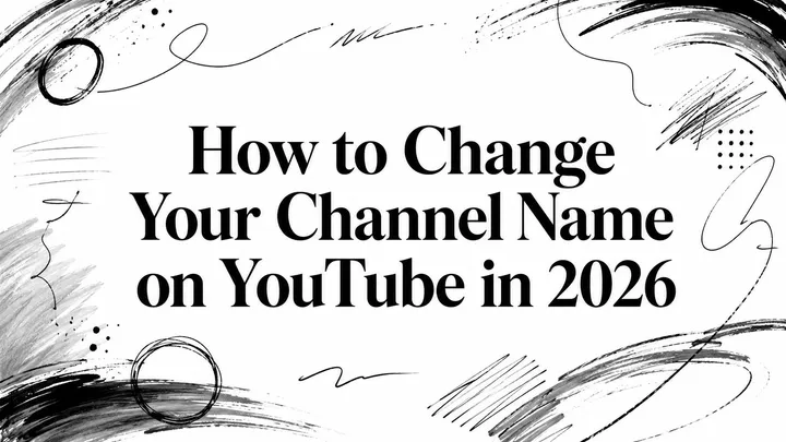 How to Change Your Channel Name on YouTube in 2026