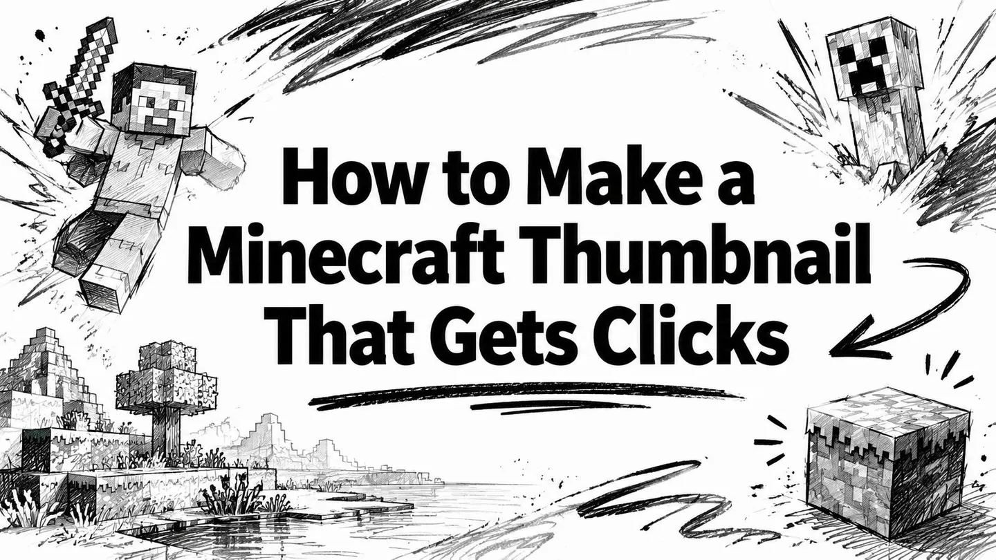 How to Make a Minecraft Thumbnail That Gets Clicks