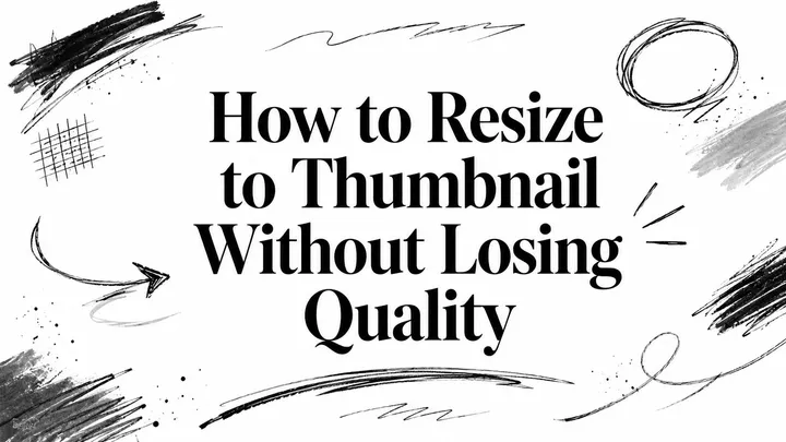 How to Resize to Thumbnail Without Losing Quality