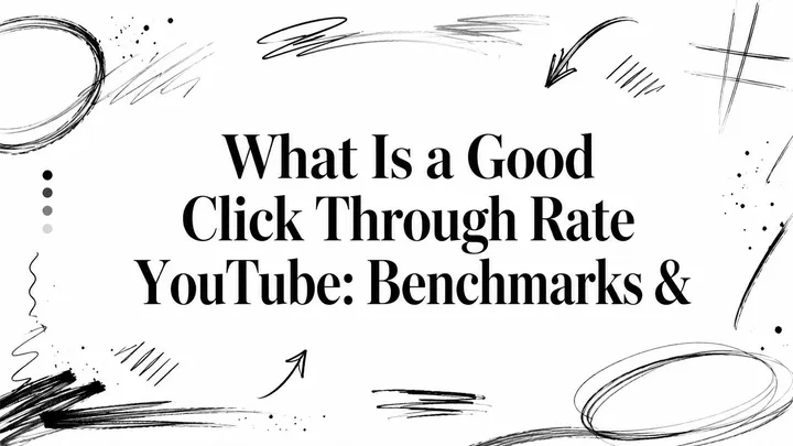 What Is a Good Click Through Rate YouTube: Benchmarks & Fixes