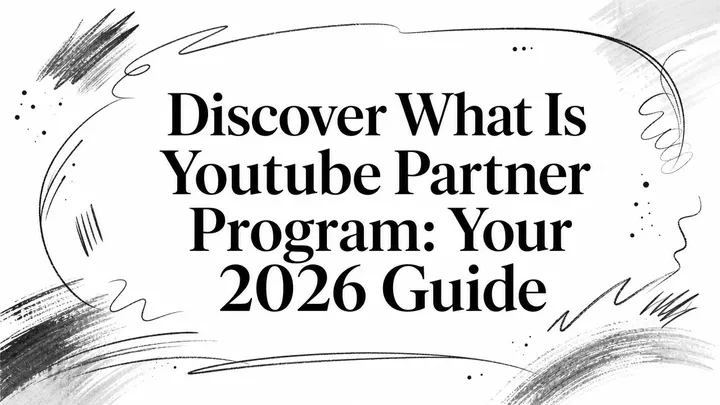 Discover What Is Youtube Partner Program: Your 2026 Guide