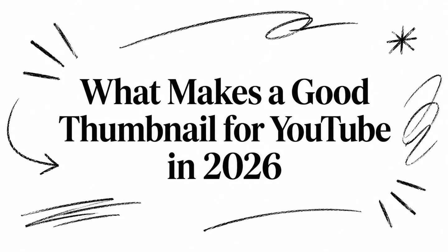 What Makes a Good Thumbnail for YouTube in 2026