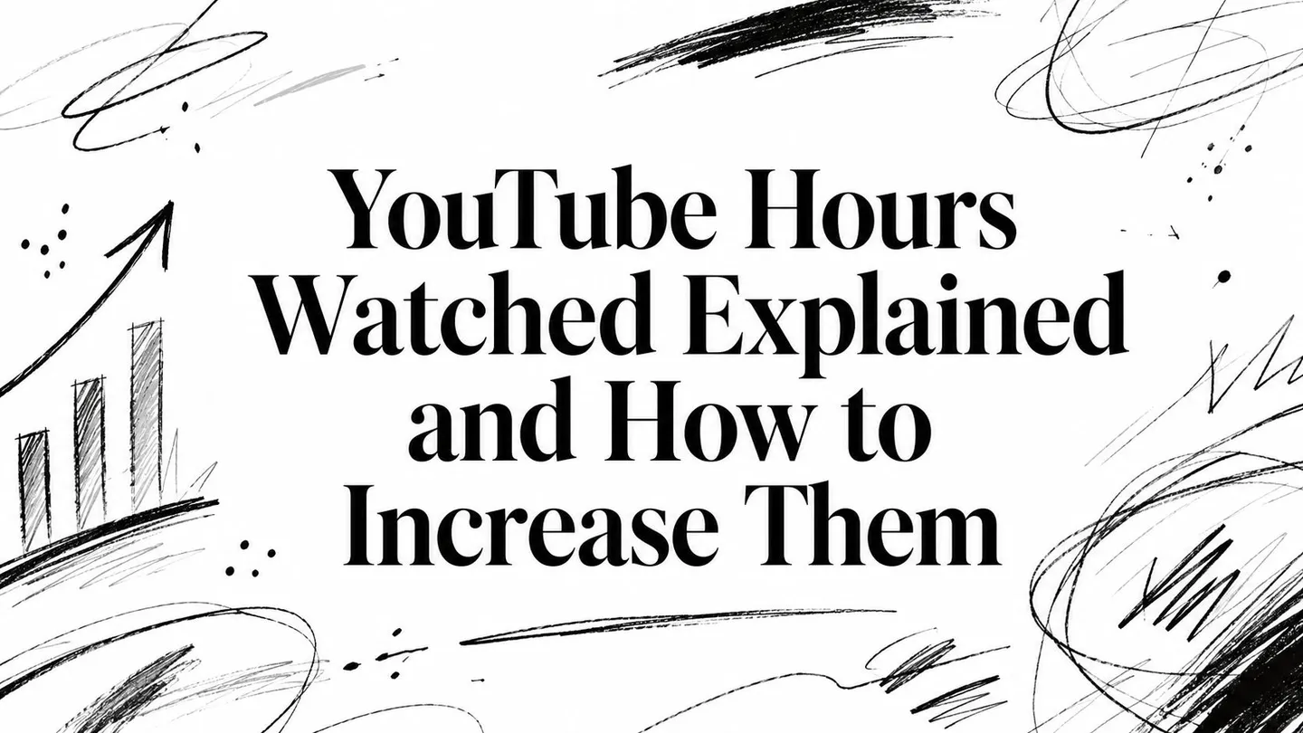 YouTube Hours Watched Explained and How to Increase Them