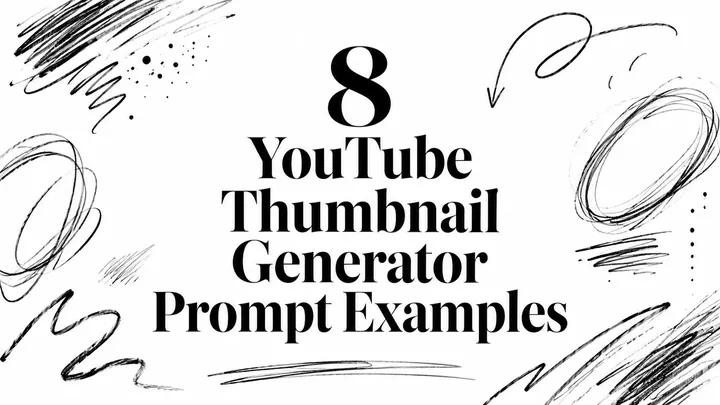 8 YouTube Thumbnail Generator Prompt Examples