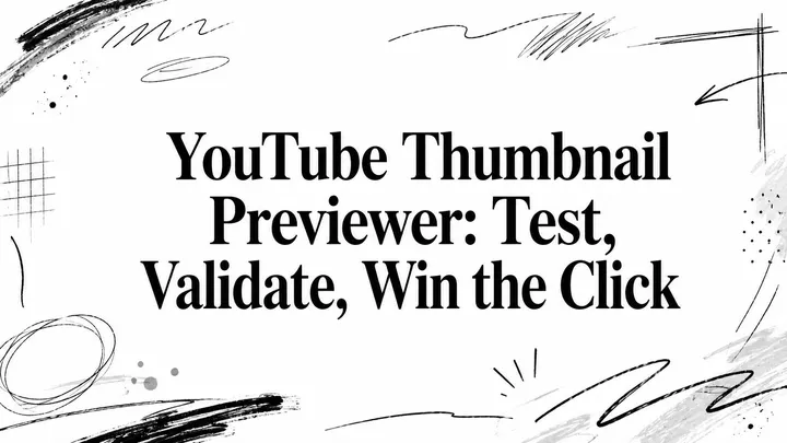 YouTube Thumbnail Previewer: Test, Validate, Win the Click